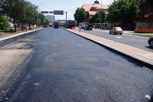 Kolejny etap prac budowlanych na al. Piłsudskiego